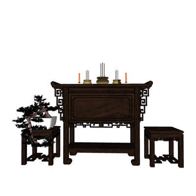 New Chinese solid wood end view table for free