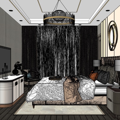 Modern Affordable Luxury Style Bedroom Free