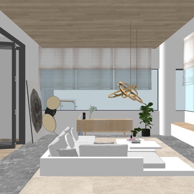 modern minimalist living room free