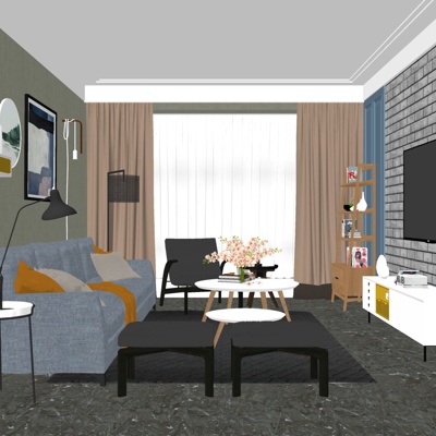 Nordic Living Room Free