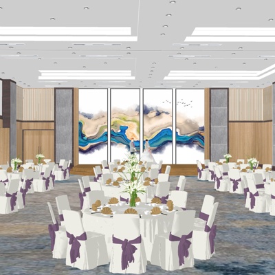 Modern Wedding Banquet Hall