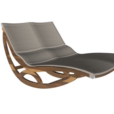 Modern Solid Wood Recliner
