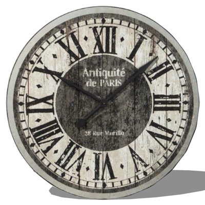 Industrial wind hanging clock