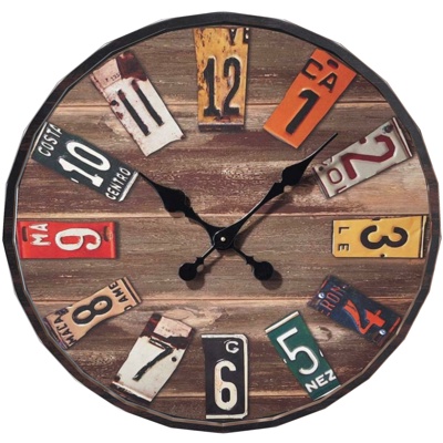 Industrial wind clock