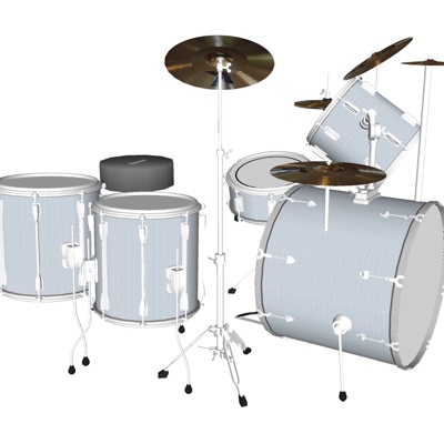 Modern drum set