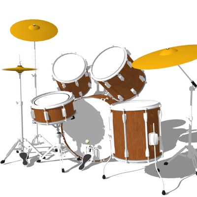 Modern drum set