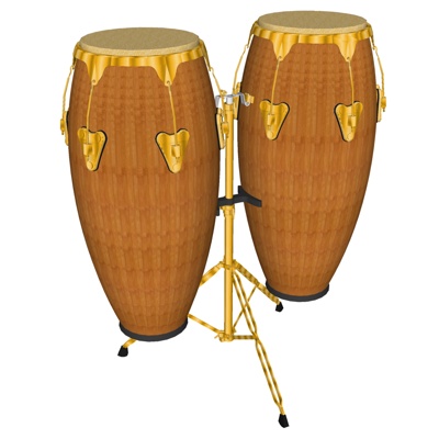 Modern drum set