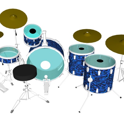 Modern drum set