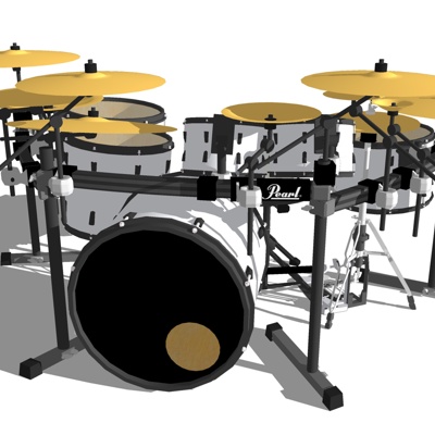 Modern drum set