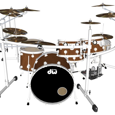 Modern drum set