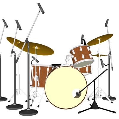 Modern drum set