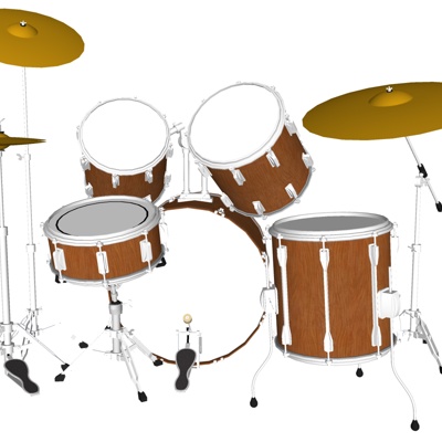 Modern drum set