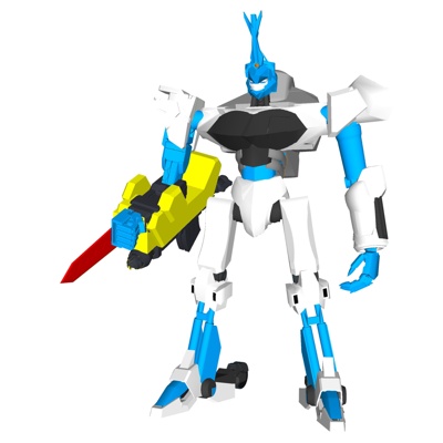 Hyundai Gundam Robot Toy