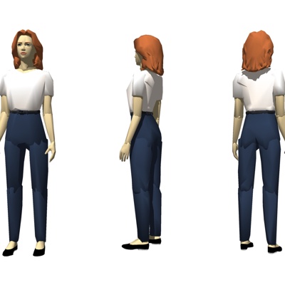 Modern Standing Girl