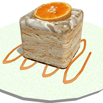 Modern Orange Cake