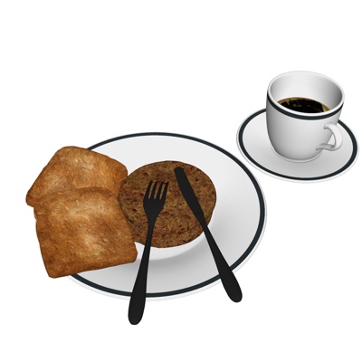 Modern Bread Teacup