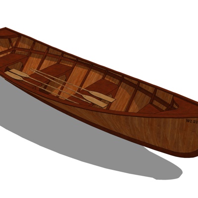 Modern Wooden Boat