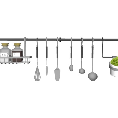 Modern metal Kitchenware rack