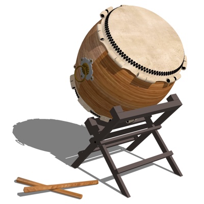 Modern cowhide drum