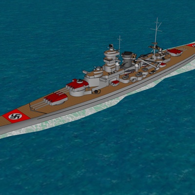 modern sea ship