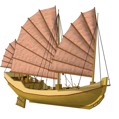 Modern Wooden Boat