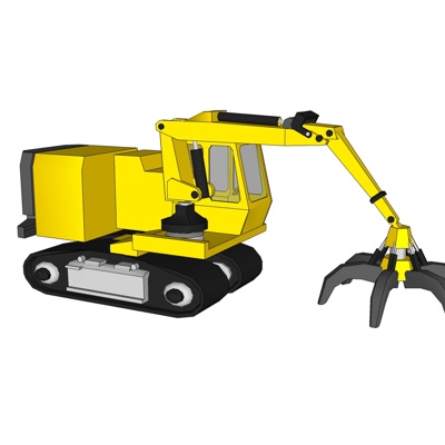 modern excavator