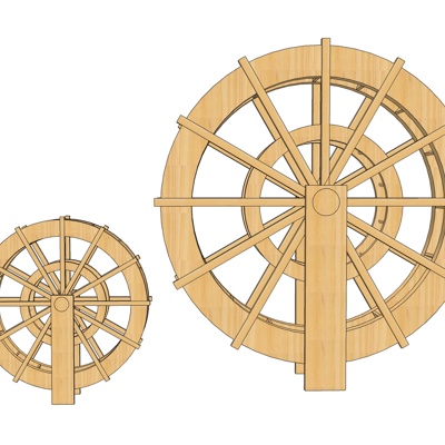 New Chinese Waterwheel