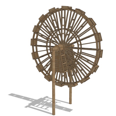 New Chinese Waterwheel