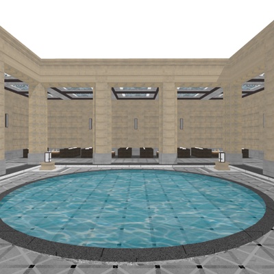 Modern indoor Natatorium