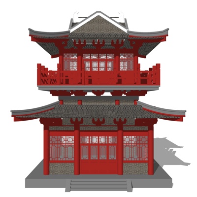 Chinese-style ancient tower