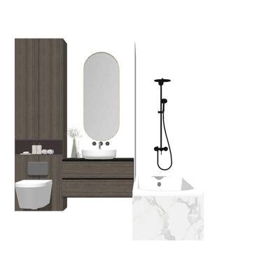 modern bathroom cabinet washbasin