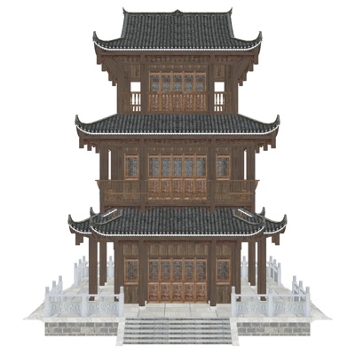 Chinese-style ancient tower