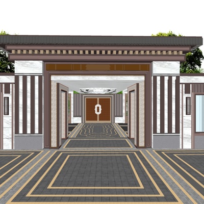 Chinese Park Gate