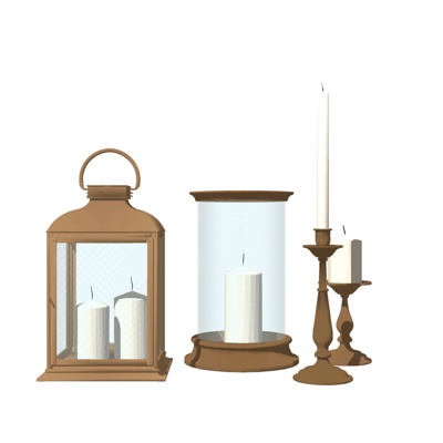 Modern Candlestick Lamp