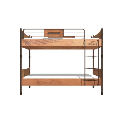 Modern bunk single bed