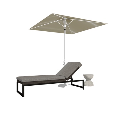 Modern outdoor lounge chair