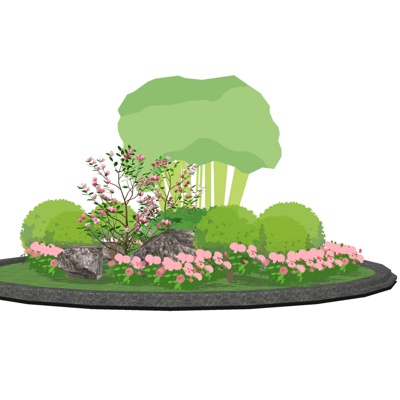 Modern flowers and plants