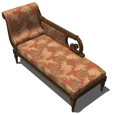 European-style chaise longue