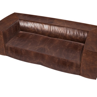 Modern Leather Office Sofa