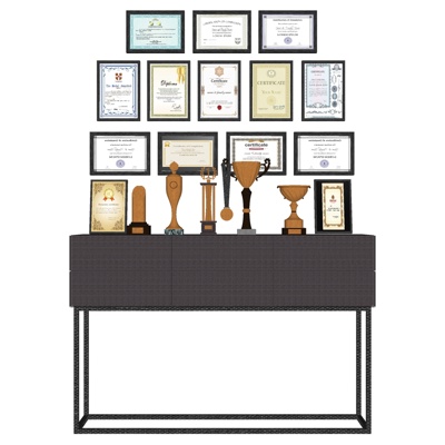 Modern Certificate&Trophy