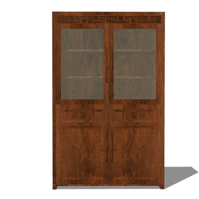 New Chinese-style Solid Wood Decorative Cabinet