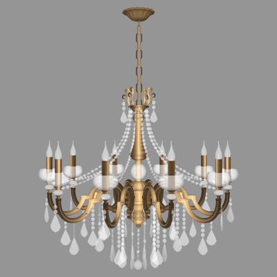 European-style candlestick chandelier