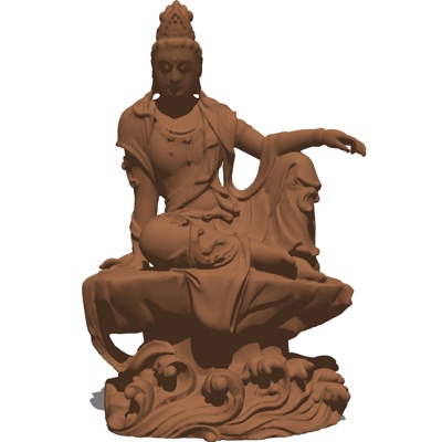 New Chinese Manjusri Bodhisattva Sculpture