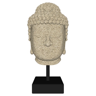 Modern Buddha Head Sculpture Ornaments