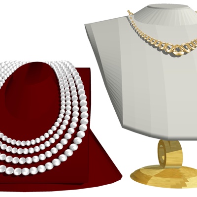 Modern Pearl Necklace