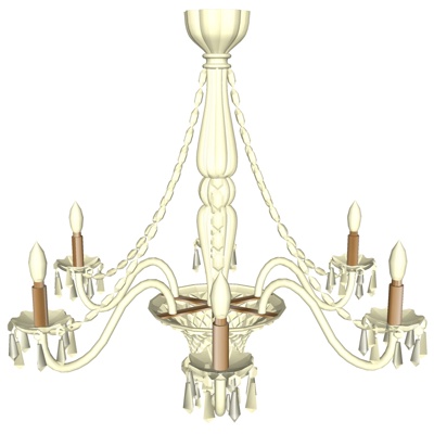 European-style candlestick chandelier