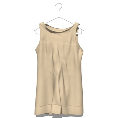 Modern sleeveless pajamas