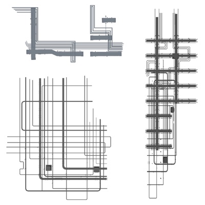 Industrial wind metal pipe