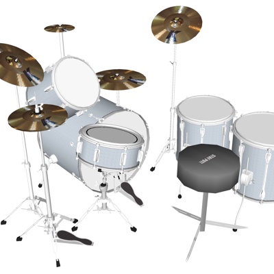 Modern drum set