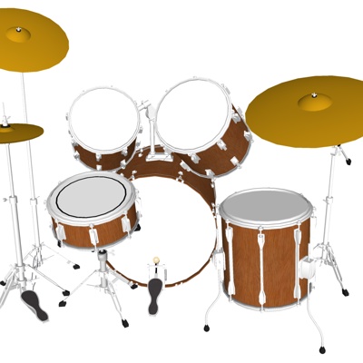 Modern drum set